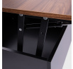 Konferenční stolek ANZABI s výklopnou deskou hnědý 105x50.5x43.5 cm 712067
