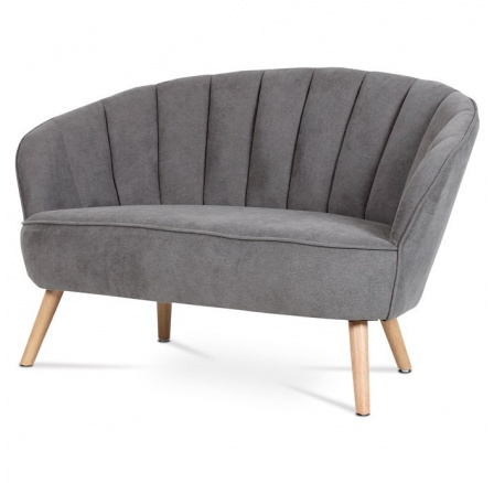 Dvoumístná pohovka, šedá látka, AK-332 GREY2