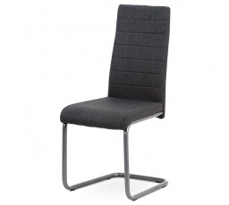 Jídelní židle, šedá, látka, DCL-400 GREY2