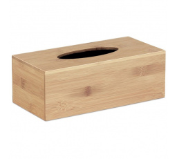 Box na papírové kapesníčky - bambusový, barva přírodní