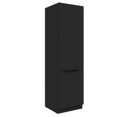 Kuchyňská skříň SIENA - 60 DK-210 2F, Černá mat/Černá mat