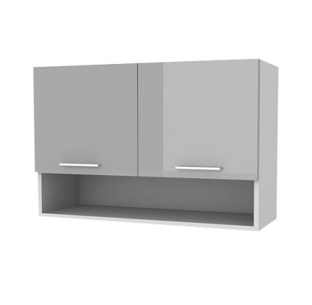 Kuchyňská skříňka Femme KL100 2D+P šedý lesk