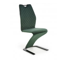 Jídelní židle K442, tmavě zelená 
