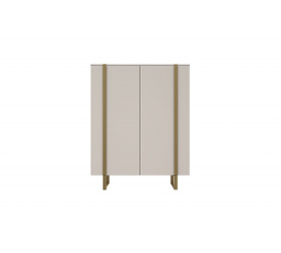 Komoda Verica, cachmere / zlaté nohy