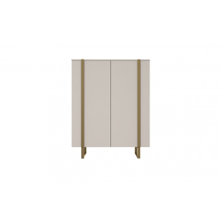 Komoda Verica, cachmere / zlaté nohy Komoda Verica, cachmere / zlaté nohy