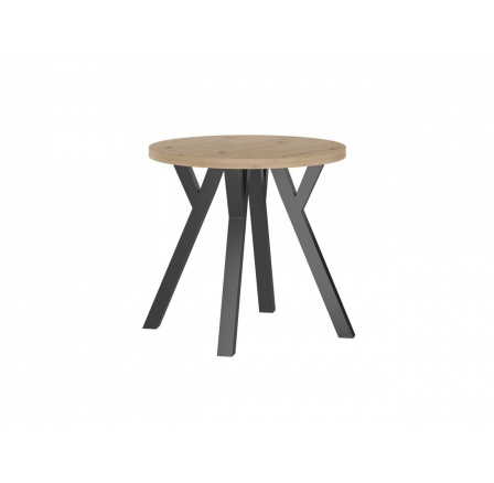 PŘEDPRODEJ -15% do 24.11 ! Kulatý stůl (dub artisan + nohy Y) Fi80 ST(B80)-FX / Y PŘEDPRODEJ -15% do 24.11 ! Kulatý stůl (dub artisan + nohy Y) Fi80 ST(B80)-FX / Y