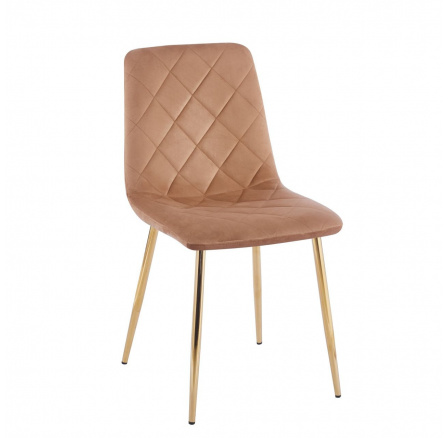 PŘEDPRODEJ -15% do 02.03 ! Židle velvet - Riviera 24 cappuccino K6-FX (G)