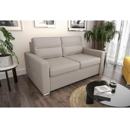 Sofa ARTE III 167 cm přírodní kůže - Šedá kůže Sofa ARTE III 167 cm přírodní kůže - Šedá kůže