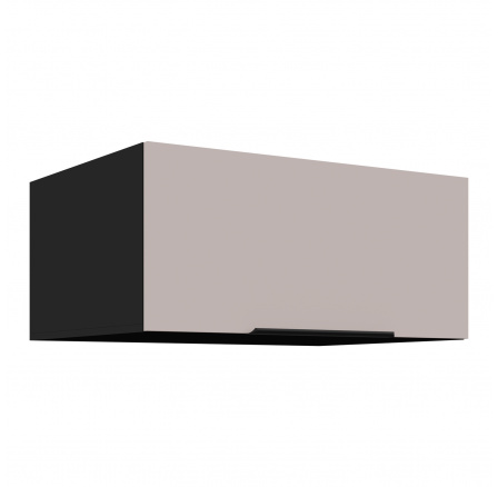 Horní skřínka ARONA - 80 NAGU-36 1F, Černá mat/Kašmír Horní skřínka ARONA - 80 NAGU-36 1F, Černá mat/Kašmír