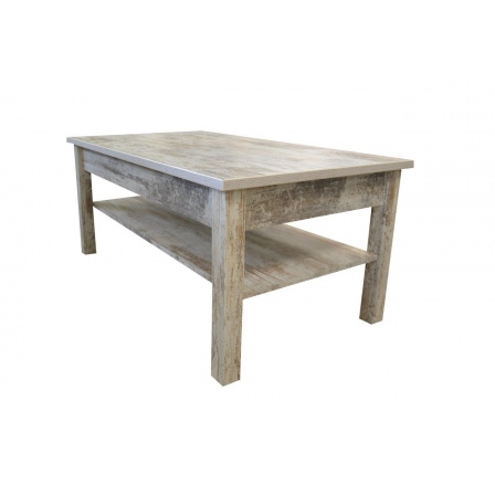 Konferenční stolek SAMIR R9, Bílá borovice
