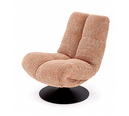 Otočné křeslo MANGO, Skořicová/Černá