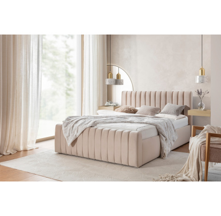 Postel do ložnice s úložným prostorem Nicole - 160x200, Velutto 2
