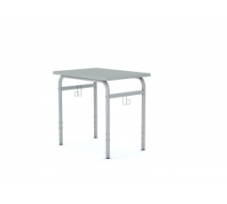 Školní lavice SOBRE obdélníková 700x500, šedý rám/šedá deska velikost 2-4