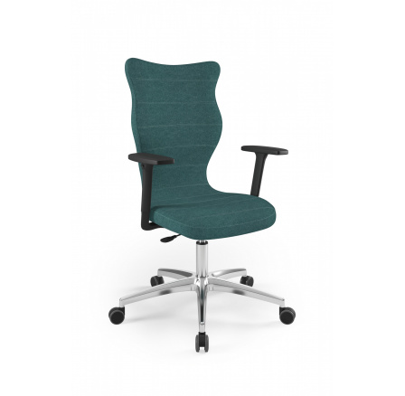 Křeslo kancelářské otočné  PERTO PLUS , Leštěný hliník Castel 05 velikost 7