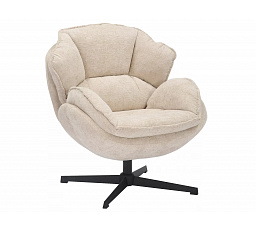 Otočné křeslo BETTY, Béžová 241/Černá
