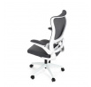 Kancelářská židle, houpací mechanismus, šedá síťovina, KA-C807 GREY