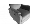 Relaxační křeslo s elektrickým rozkládáním, šedý samet Riviera 91 FR15-FX