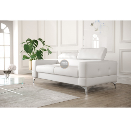 Sofa TOSCANIA II 180 cm přírodní kůže - bílá kůže Sofa TOSCANIA II 180 cm přírodní kůže - bílá kůže