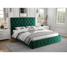 Postel ROMA - 160x200, Dřevěná, zelená