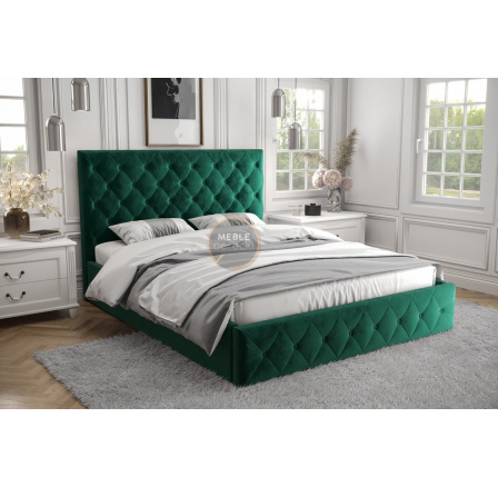 Postel ROMA - 160x200, Dřevěná, zelená Postel ROMA - 160x200, Dřevěná, zelená