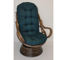 Polstr na křeslo Swivel zelený dralon