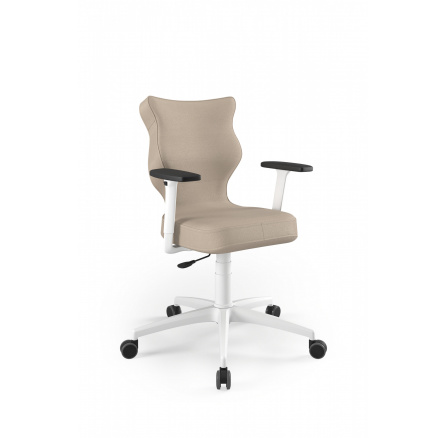 Křeslo kancelářské otočné  PERTO , bílá Vega 26 velikost 6