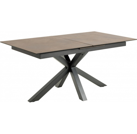 Stůl Heaven 168/210 cm hnědý/černý