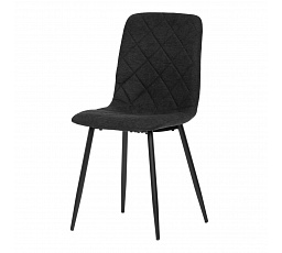Jídelní židle, černá, látka, CT-283 BK2