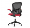 Kancelářská židle, houpací mechanismus, červená, KA-V317 RED