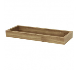 Polička, mdf, hnědá, P-010 OAK