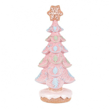 Stromek perníkový - polyresin, pestrobarevný Stromek perníkový - polyresin, pestrobarevný