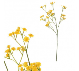 Gypsophila - umělá větev, žluté květy