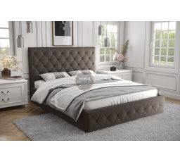 Postel ROMA - 140x200, Dřevěná, volitelný odstín 