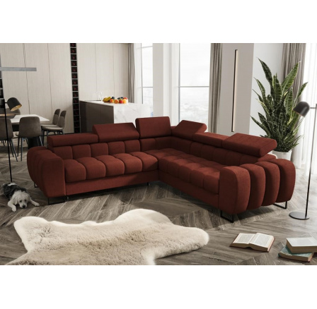Rohová sedací souprava ASPEN MAX 260x260 cm - cihlová , pravá Rohová sedací souprava ASPEN MAX 260x260 cm - cihlová , pravá