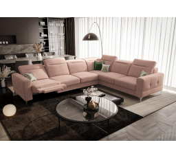 Rohová sedací souprava s funkcí , relax MALIBU MAX 320x250 - volitelný odstín , pravá 