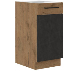 Dolní skřínka VEGAS - 40 D 1F BB, Dub Lancelot / Matera