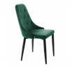 Židle LOUIS QUILTER velur zelená 44x59x88 cm 848990