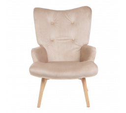 Křeslo B2 MOSS PLUS 2v1 velur béžové 70x95cm 890043