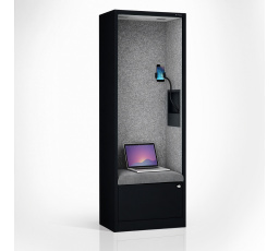 Sally 600mm korpus Černý - sedák Šedý