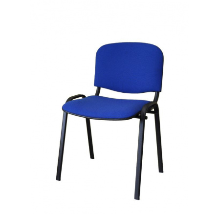 Konferenční stohovatelná židle ISO, modrá