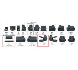 DUO EVER 1(P)-3F-OT(L) - rohová sedací souprava