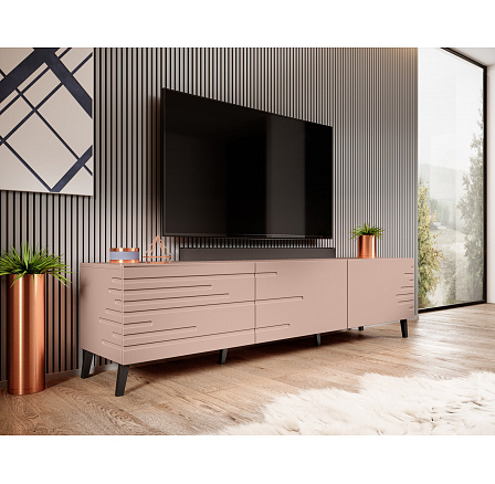 TV komoda NOVA, růžová TV komoda NOVA, růžová