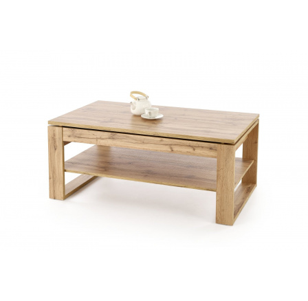 Konferenční stolek se zvedací deskou BETTY, Dub Artisan