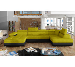 Sedací souprava ve tvaru U RODRIGO, Omega 68 / soft 11 Pravá