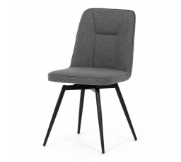 Jídelní židle, šedá, látka, DCL-V2052 GREY2