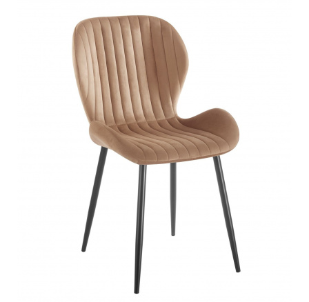 Židle velvet cappuccino K1-FX