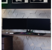 Dvojitý držák na monitory 49 palců, šedo-černý RGB X-Arm Dual
