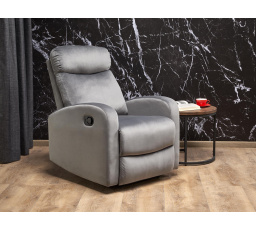 Polohovací křeslo WONDER, Šedá