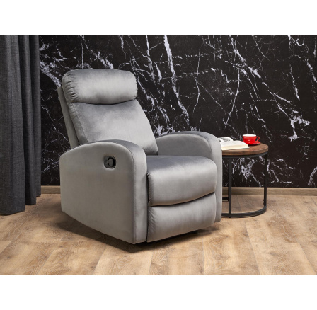 Polohovací křeslo WONDER, Šedá