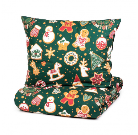 Povlečení GRINCHY z mikrovlákna s vánočním motivem 160x200 cm 858593